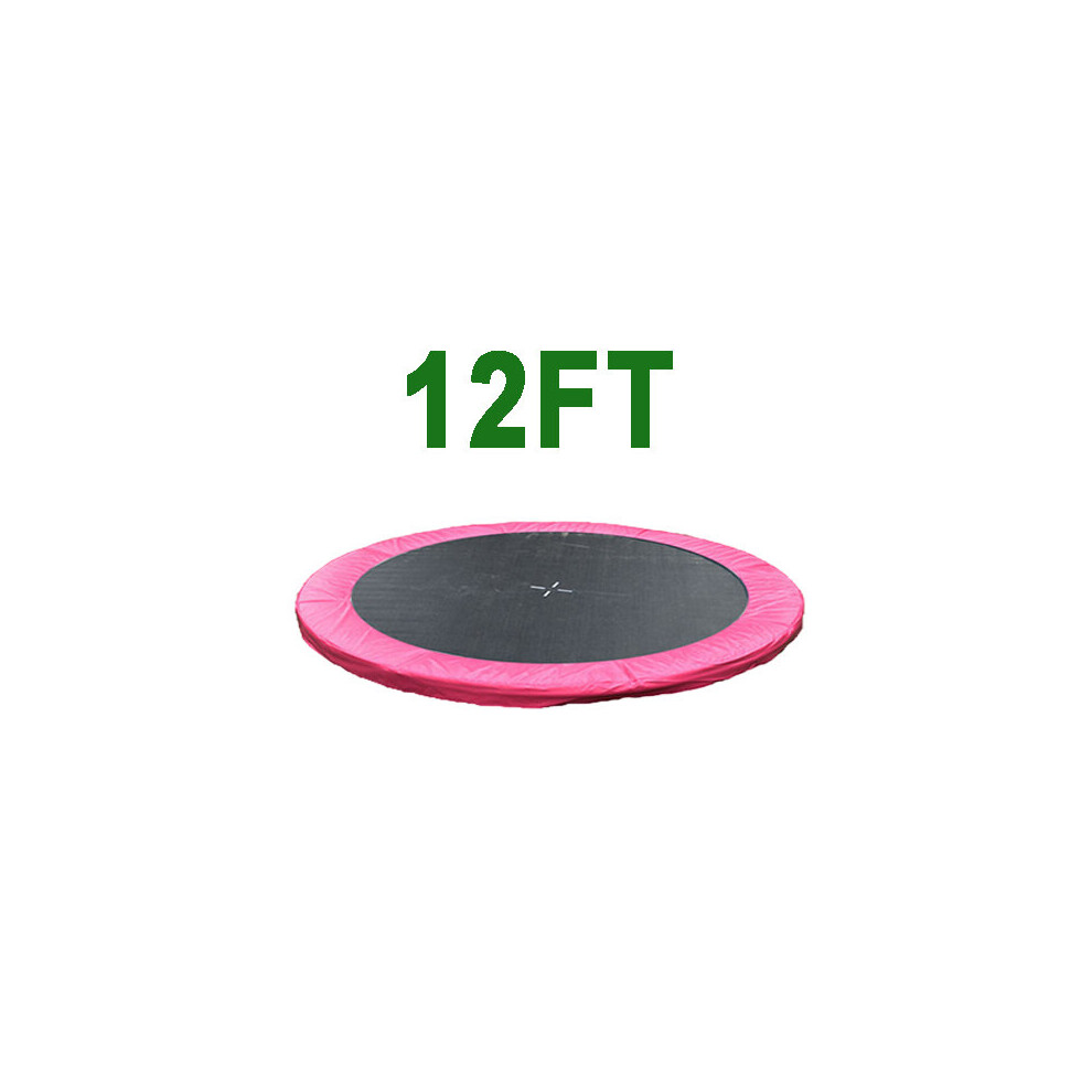 (12FT Pink) Greenbay 6ft 8ft 10ft 12ft 13ft 14ft Replacement Trampoline Surround Pad Foam Safety Guard Spring Cover Padding Pads