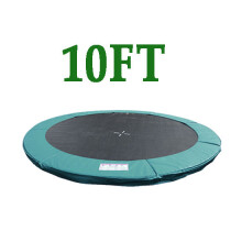 (10FT Green) Greenbay 6ft 8ft 10ft 12ft 13ft 14ft Replacement Trampoline Surround Pad Foam Safety Guard Spring Cover Padding Pads