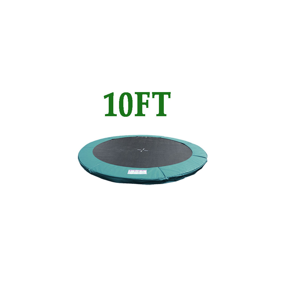Bay (10Ft ) Bay 6Ft 8Ft 10Ft 12Ft 13Ft 14Ft Replacement Trampoline Surround Pad Foam Safety Guard Spring Cover Padding Pads Green