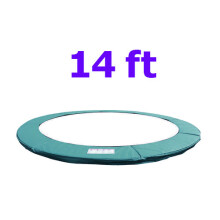 (14FT Green) Greenbay 6ft 8ft 10ft 12ft 13ft 14ft Replacement Trampoline Surround Pad Foam Safety Guard Spring Cover Padding Pads