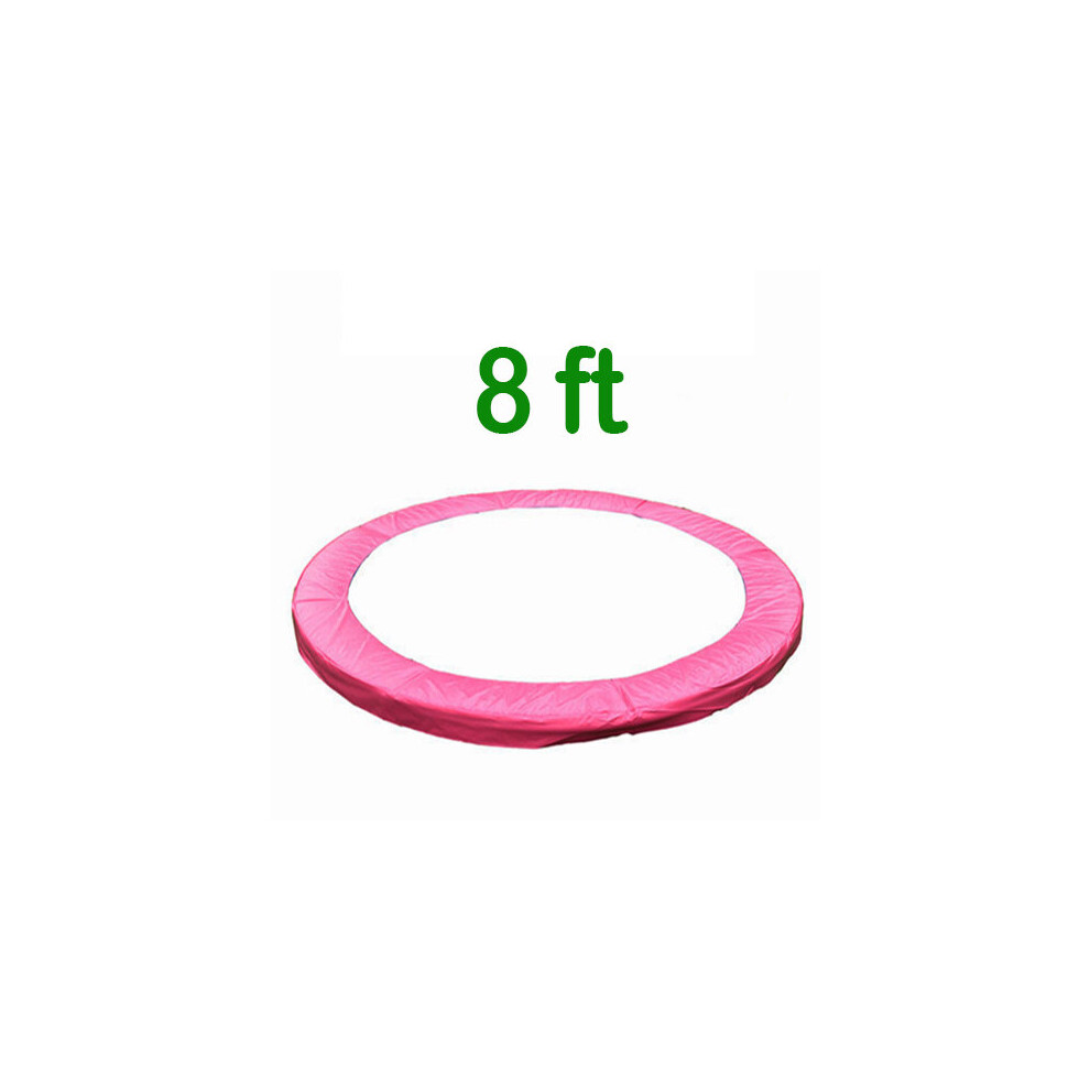 (8FT Pink) Greenbay 6ft 8ft 10ft 12ft 13ft 14ft Replacement Trampoline Surround Pad Foam Safety Guard Spring Cover Padding Pads