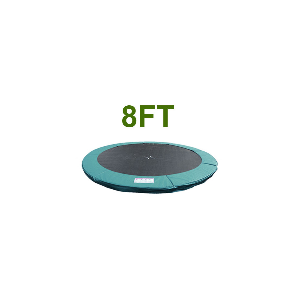 Bay (8Ft ) Bay 6Ft 8Ft 10Ft 12Ft 13Ft 14Ft Replacement Trampoline Surround Pad Foam Safety Guard Spring Cover Padding Pads Green
