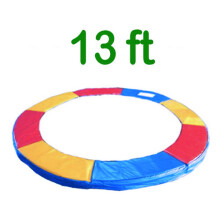 (13FT Tri-colour) Greenbay 6ft 8ft 10ft 12ft 13ft 14ft Replacement Trampoline Surround Pad Foam Safety Guard Spring Cover Padding Pads