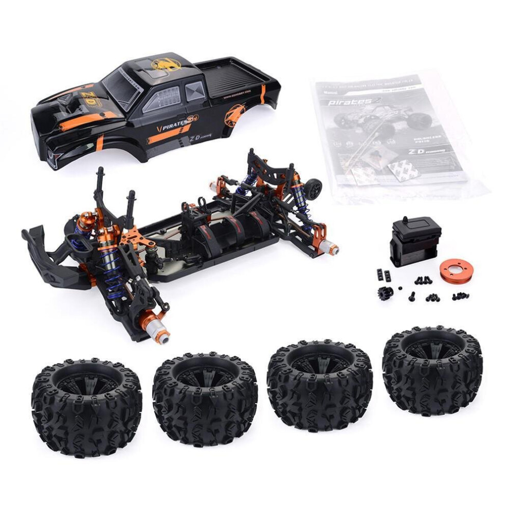 1/8 4WD 90km/h Brushless RC Car Kit without Electronic Parts