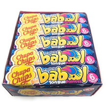 Chupa Chups Big Babol Soft Bubble Gum - New Tongue PainterChupa (20 Pieces)
