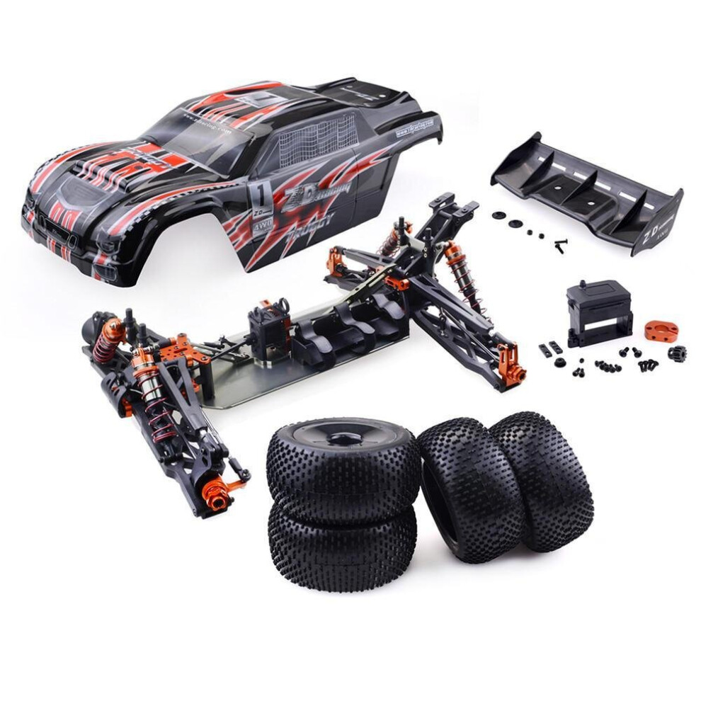 Racing 110km/h 4WD Brushless Truggy Frame DIY RC Car KIT Without Electronic Parts