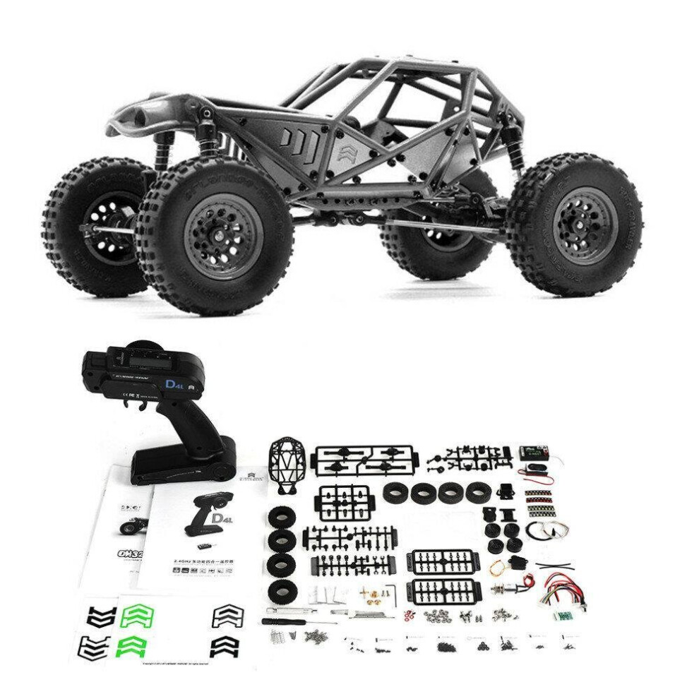 With Motor Servo TX RX 1/32 2.4G 4WD DIY Frame RC Kit Rock Crawler Car Vehicles