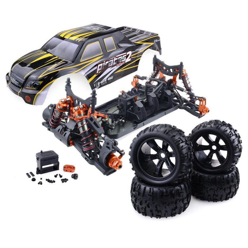 Racing 4WD Brushless Electric Truck Metal Frame 100km/h RC Car Without Electric Parts