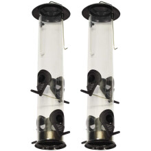 Large Hanging Bird Seed Feeders (Set of 2)
