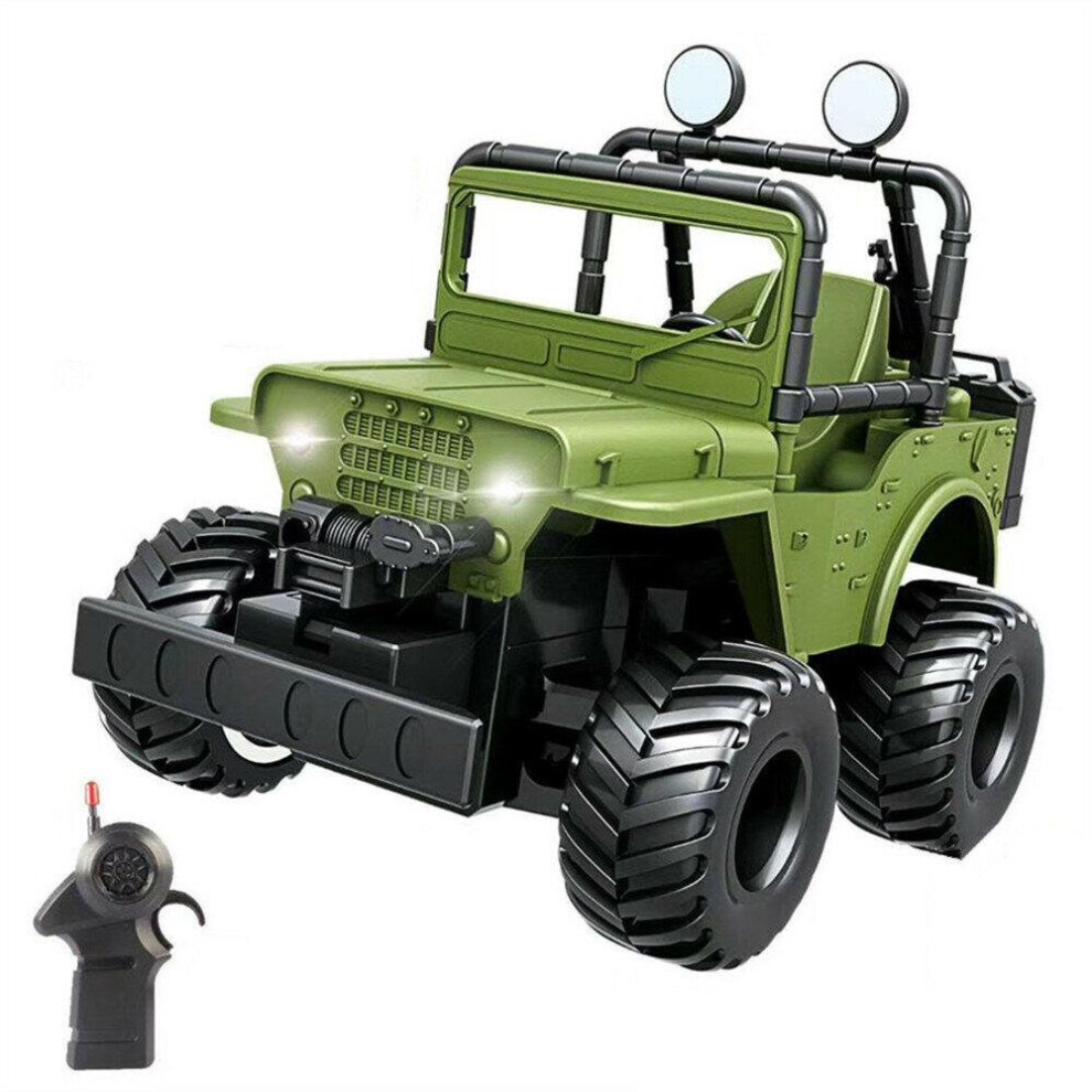 2.4G 4CH Mini RC Car for JEEP LED Light Off-Road Vehicles Models without Battery