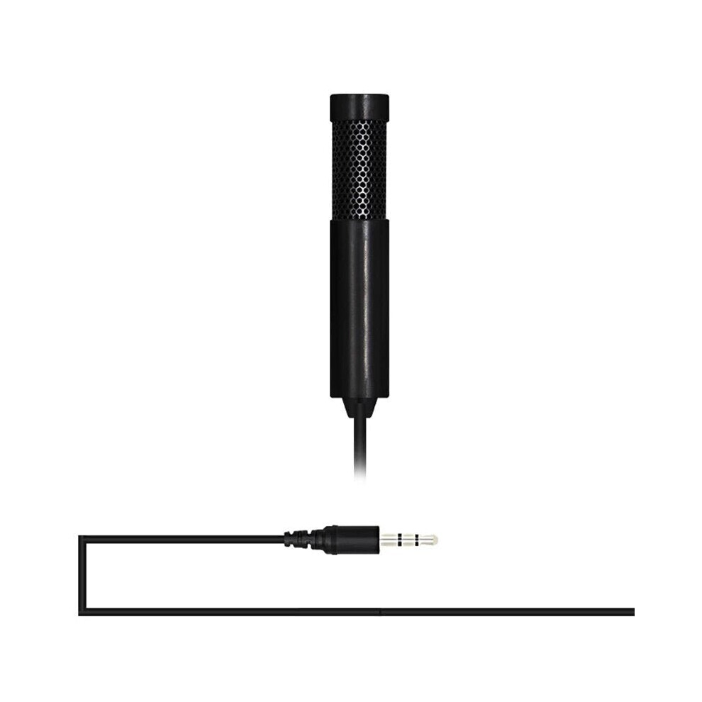 (3.5mm) Mini Condenser Microphone USB2.0 3.5mm Interface for iPad PC Portable Mic DV Audio Video Record Live Broadcast