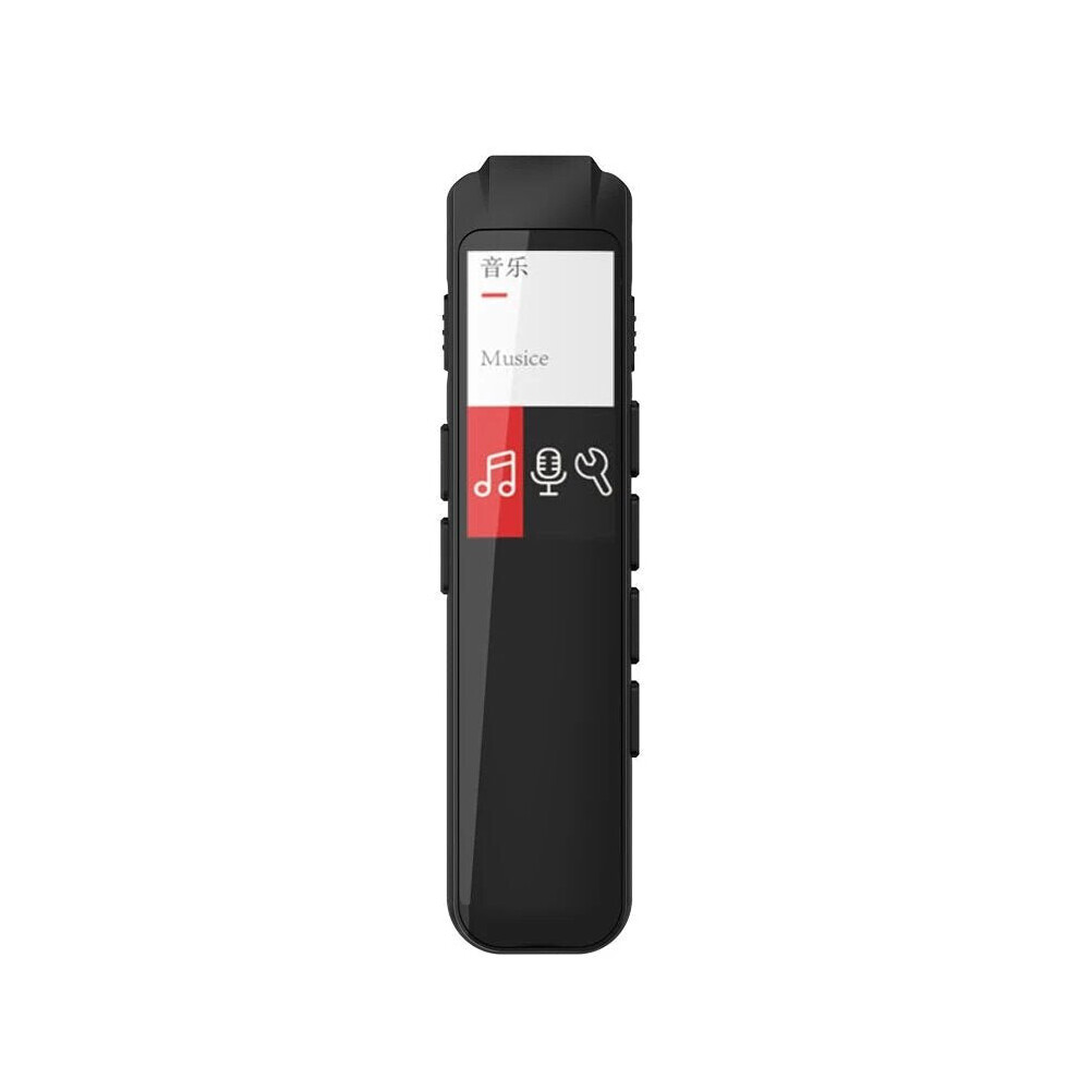 (8GB) 8GB 16GB 32GB Voice Recorder HD Non-destructive Smart Noise Reduction LCD Digital Audio Sound