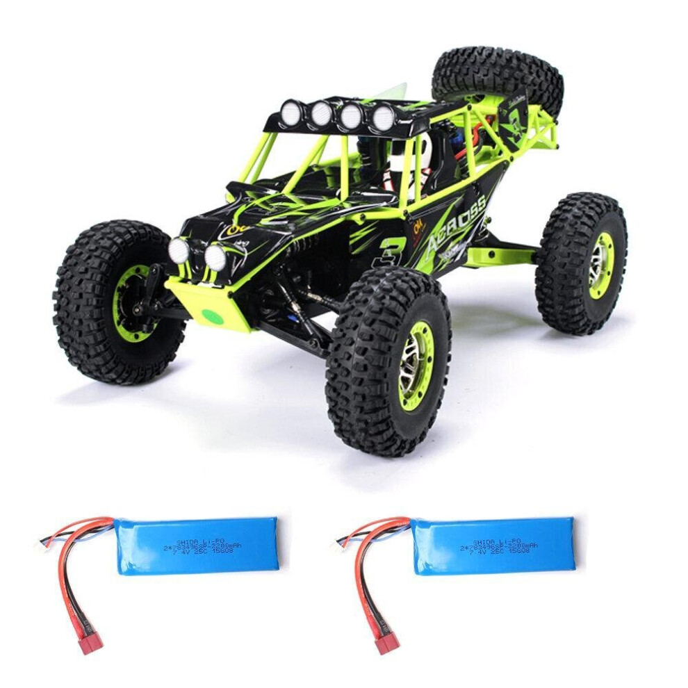 1/10 2.4G 4WD RC Truck Crawler RC Car Two Battery