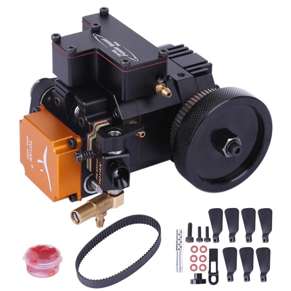 4 Stroke RC Engine Water Cooled Gasoline Model Engine Kit for RC Car Boat Parts