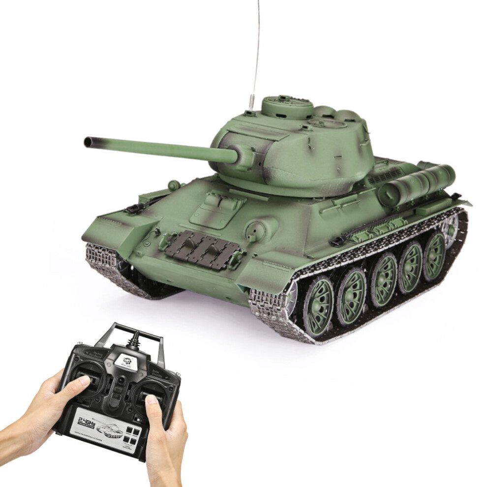 RC Tank RTR 2.4G 320-Degree Rotating Turret with Simulation Sound and Smoke Effect Full Proportion Remote Control