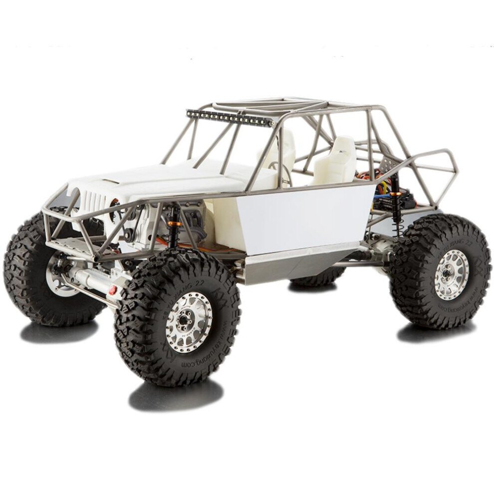 Unassembled Kit 1/8 4WD Rc Car Metal 2 Speed Gear Case Crawler with Motor Servo