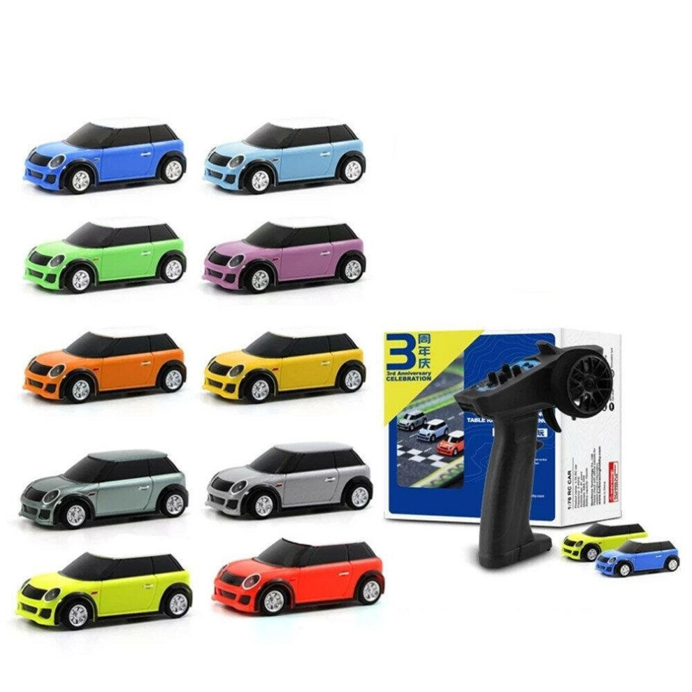 () RTR 1/76 Two RC Cars 3rd Anniversary Version Mini Full Proportional Kids Toys