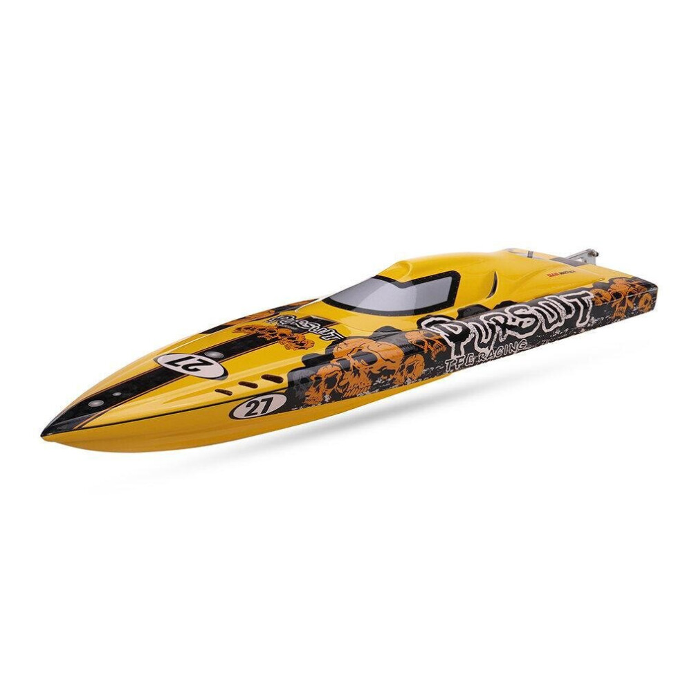 Pursuit Fiberglass 82cm Brushless RC Boat Anti-Capsize 120A ESC without Servo Transmitter Battery Charger