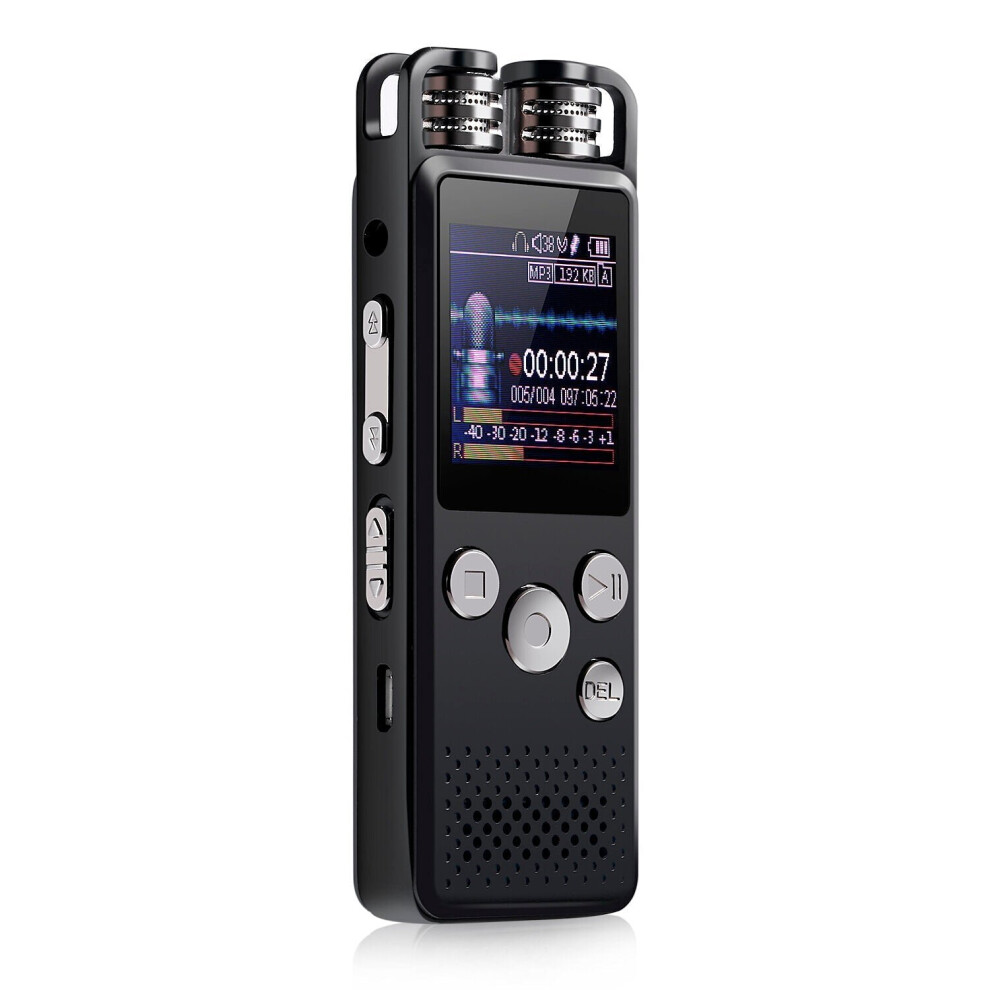 (16G) 4GB/8GB/16GB/32GB Long Battery With microphone Recording Audio Voice Activated Digital Recorder for Meeting