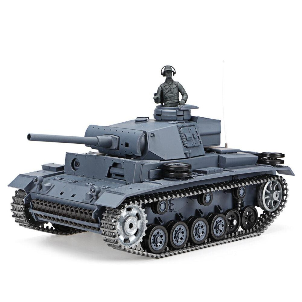 2.4G RC Tank Car Vehicle Models w/ Metal Barrel Basic Version