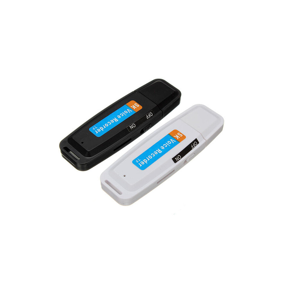 (White) 32Gb Usb Pen Disk Flash Drive Digital Audio Voice Recorder White 6112211858951