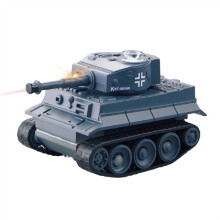 () 2.4G 4CH Mini Radio RC Car Army Battle Infrared Tank with LED Light RTR Model Toy