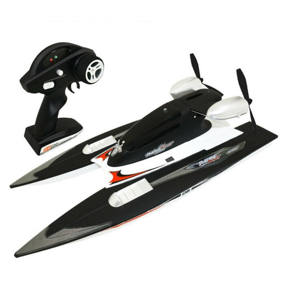 2.4G 20km/h RC Boat Dual Motor High Speed RTR Ship Model Kids Toys