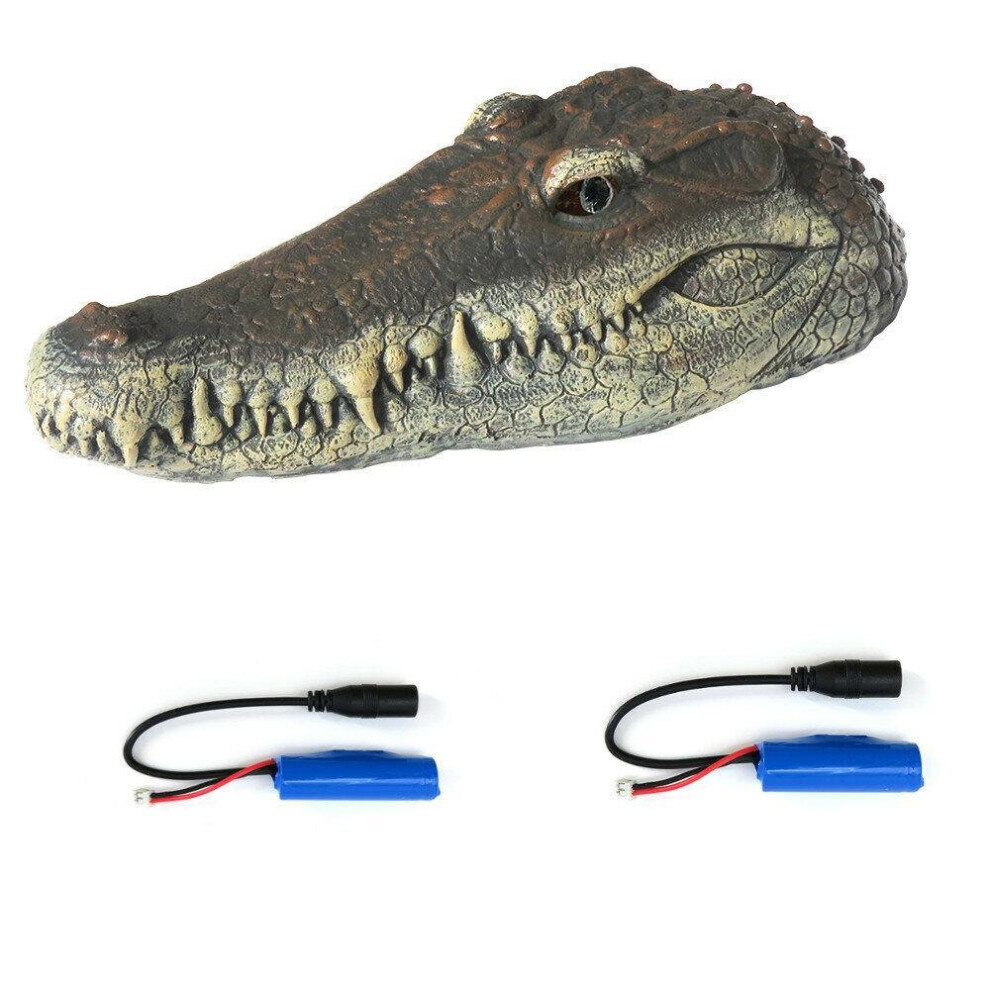 Batteries Version 2.4G Electric RC Boat Simulation Crocodile Head Vehicles RTR Model Toy