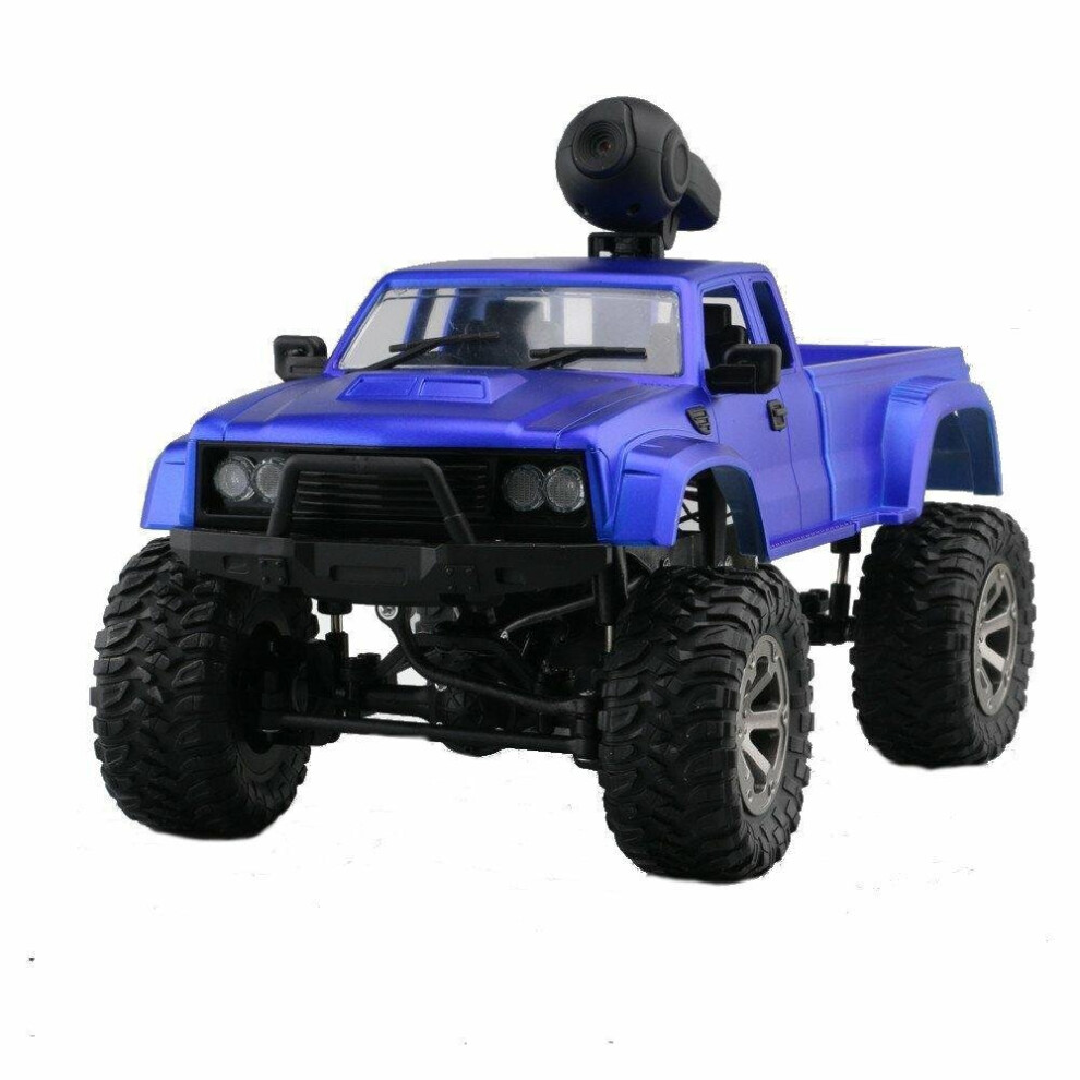 () 2.4G 4WD Rc Car 720P HD WIFI FPV Off-road Military Truck W/LED Light RTR Toy