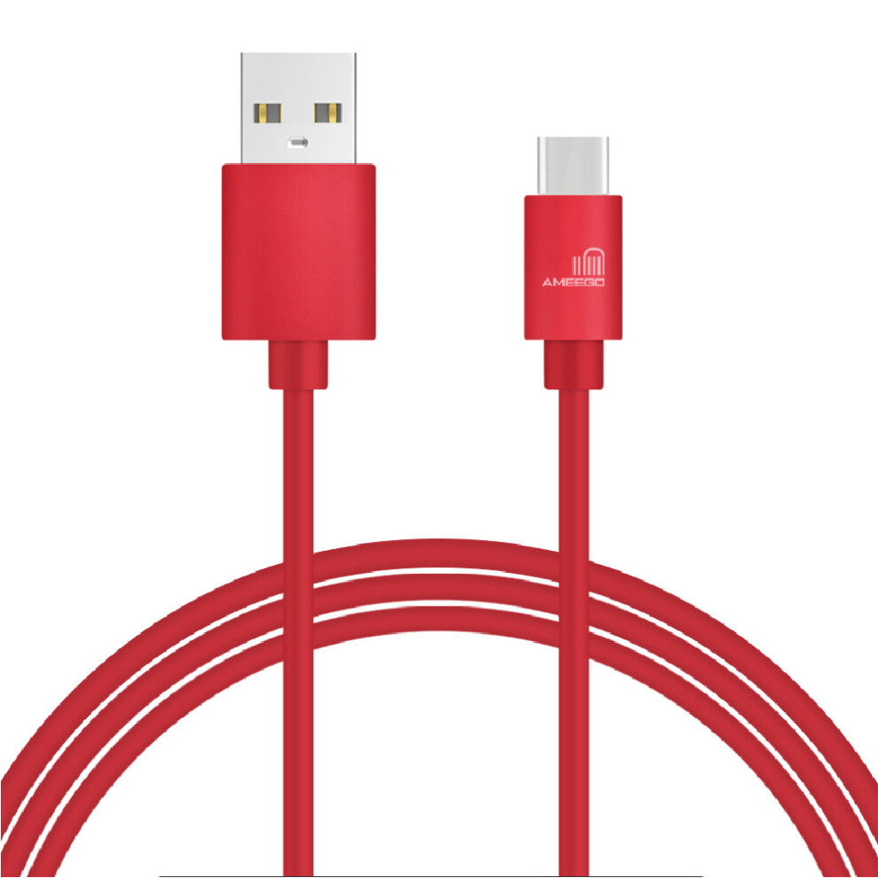 (, 2M) Reliable Usb Cable For Ps4, Xbox And Nintendo Switch Red 5055546013392
