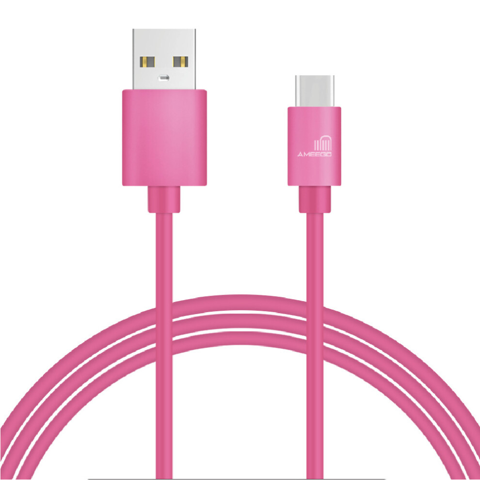 (Hot 2M) Reliable Usb Cable For Ps4, Xbox And Nintendo Switch Pink 5055546013385