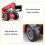 RC Car Telescopic Arm Loading Forklift Vehicle Model Toys 13
