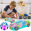 Transparent Light Up Toy Car with Music & Lights Electric Gear Car Toy 6