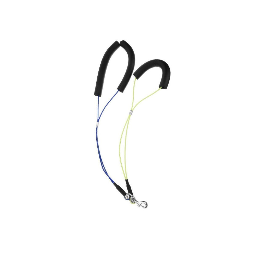 (Yellow Blue) Pet Dog Cat Grooming Table Arm Wire Rope Cable Restraint Holder Noose Harness Tool