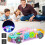 Transparent Light Up Toy Car with Music & Lights Electric Gear Car Toy 4