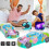 Transparent Light Up Toy Car with Music & Lights Electric Gear Car Toy 7