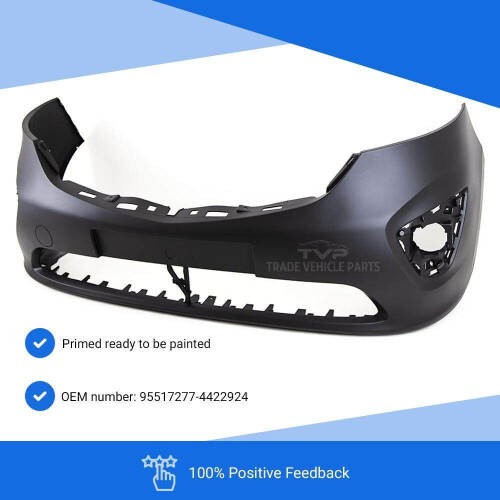 Vauxhall Vivaro 2014- Front Bumper Primed 1