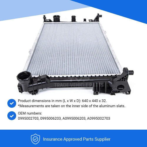 Mercedes E-Class W212 S212 2012-2016 Radiator E200,E220,E250,E300 (With/Without Ac) Automatic 2