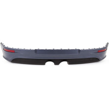 VW Golf Mk5 R32 2006-2009 Rear Bumper Lower Section With Spoiler 2 Exhausts With 2 Cut Outs In Middle
