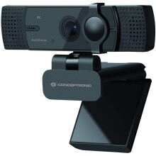 CONCEPTRONIC AMDIS07B WEBCAM 16 MP 3840 X 2160 PIXEL USB 2.0 SCHWARZ