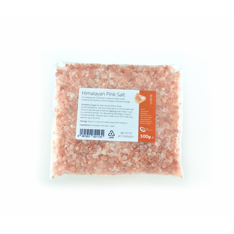 Intralabs Himalayan Salt - Course - 500G Pink