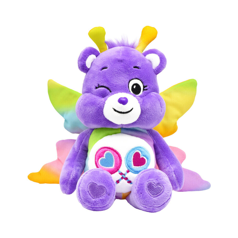 Care Bears Bean Plush Soft Toy 9" - Butterfly Share Bear