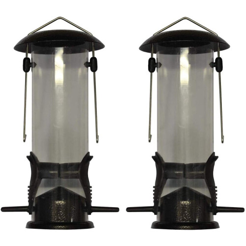 Selections Hanging Bird Seed Feeders (Set of 2)