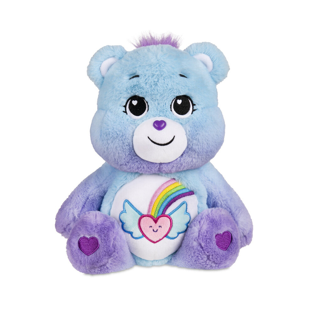 Care Bears Medium Plush Soft Toy 14" - Dream Bright Bear (Ages 3+)