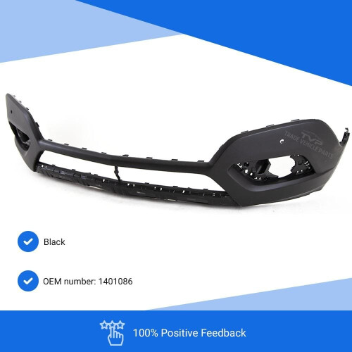 Vauxhall Mokka 2012-2016 Front Bumper Black Lower Section With Sensor Holes 1