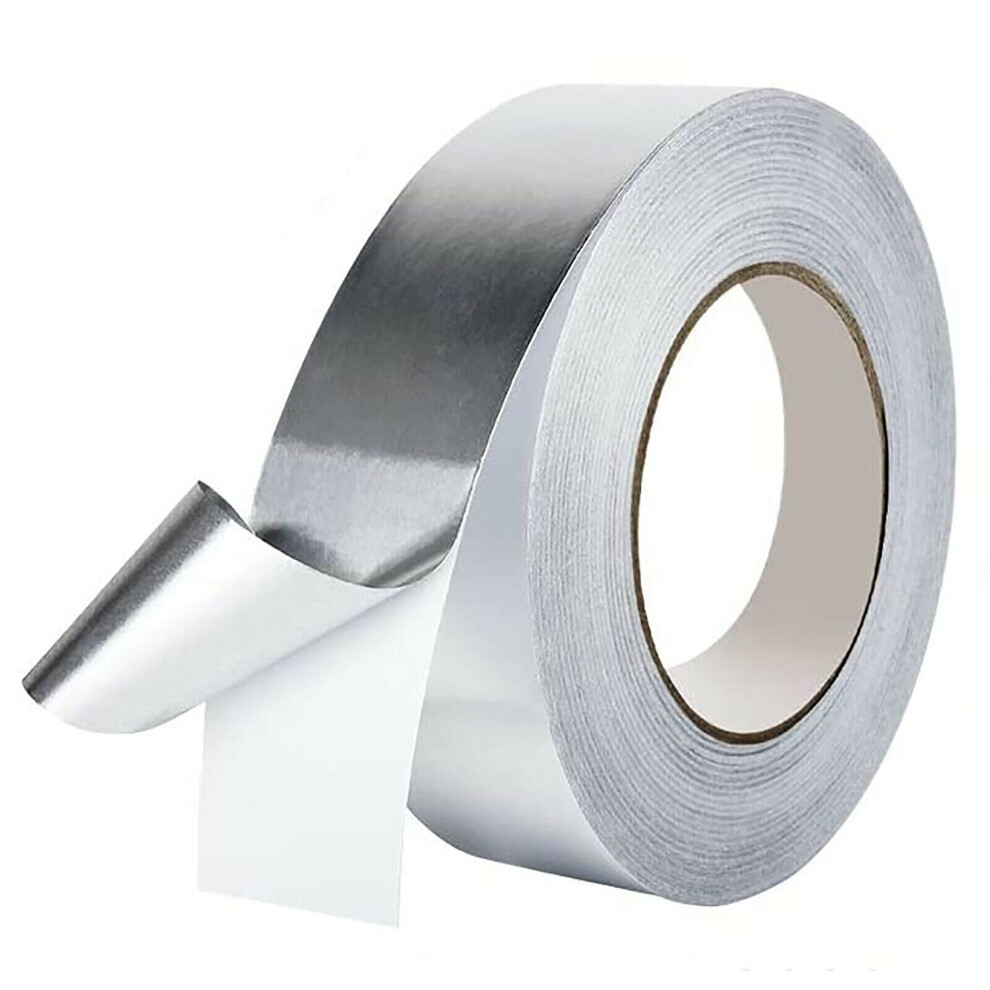 Spares2go Dishwasher Aluminium Foil Tape Anti Condensation Worktop Universal (50Mm X 45M)
