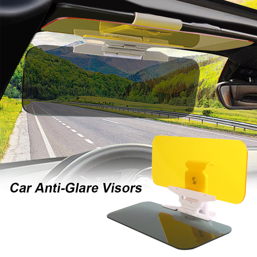 Car Sun Visor Shade Extender Clip On Day And Anti-Glare Mirror Light 7453562419897