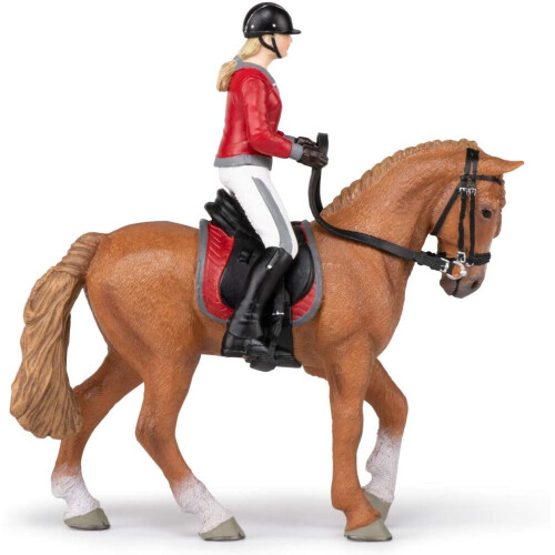 Cavallo da passeggio e la sua cavallerizza 2