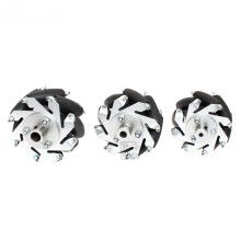 4pcs 60mm Aluminium Mecanum Wheels Universal Wheels with 8mm Motor Shaft Coupling for Robot Car