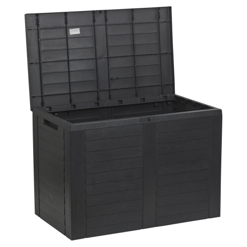 URBN Living 190 Litre Compact Plastic Outdoor Balcony Garden Storage Box Chest